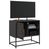 TV Cabinet Black 68x39x60.5 cm Steel 846518