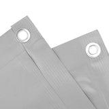 Balcony Privacy Screen Grey 700x120 cm PVC 4005496