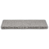 Stair Mats 20 pcs 65x21x4 cm Grey Rectangular Edge 3365851