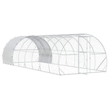 Chicken Coop Silver 800 x 300 x 200 cm Galvanised Steel 3434698