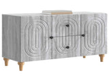 TV Cabinet Grey Sonoma 89 x 34.5 x 60 cm Engineered Wood 894201
