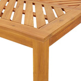 Garden Dining Set 7 pcs Brown Solid Acacia Wood 3154125