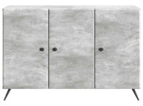 Sideboard Concrete Grey 89 x 34.5 x 80 cm Engineered Wood 895568
