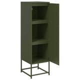 Highboard Olive Green 36x39x123 cm Steel 846528