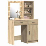Dressing Table Set with Drawer 2 pcs Sonoma Oak Engineered Wood 3334274