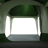 ZNTS Family Tent with Porch Dome 9-Person Green Waterproof 4009584