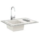 Sink White 670 x 460 mm 80% Quartz and 20% Resin 42028411