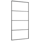Sliding Door with Hardware Set 102,5x205 cm ESG Glass&Aluminium 3332879