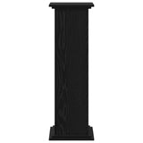 Plant Stand Black Oak 33 x 33 x 100 cm Engineered wood 869238