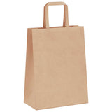 Paper Bags 250 pcs with Handles Brown 21x11x28 cm 4101811