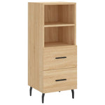 Highboard Sonoma Oak 34.5x34x180 cm Engineered Wood 3198932