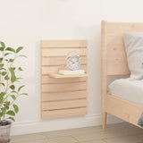 ZNTS Wall-mounted Bedside Shelves 2 pcs Solid Wood Pine 824768