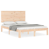 Bed Frame without Mattress 120x200 cm Solid Wood Pine 3193656