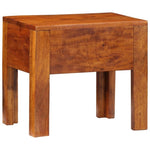 ZNTS Side Table 40x30x36 cm Solid Wood Acacia 4016511