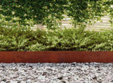 Lawn Edging 450 x 20 cm Weathering Steel Rusty 868032