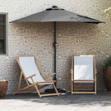 Garden Parasol Anthracite 294 x 150 x 223 cm 42003261
