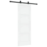 Sliding Door ORKDAL White 73.5 x 198.5 cm Solid Pine Wood 3333439