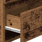 Bedside Cabinets 2 pcs with 2 Drawers Old Wood 40x33x60 cm 858575