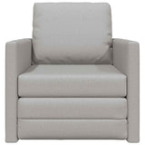 Sofa Bed Cloud Grey 74 x 77 x 81 cm Fabric 4106630