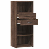 Highboard Brown Oak 50x42.5x124 cm Engineered Wood 846179