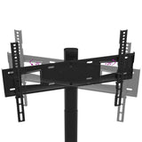 Corner TV Stand 1-Tier for 32-65 Inch Black 379565