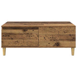 Coffee Table Old Wood 90 x 50 x 35 cm Engineered Wood 881192