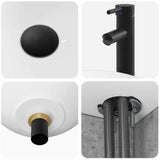 Bathroom Furniture Set 3 pcs Concrete Grey 33 x 34.5 x 160 cm 3406086