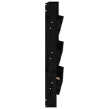 Wall Planter 3-Tier 60x18.5x110 cm Black Solid Wood Pine 825118