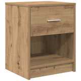 Bedside Cabinets 2 pcs with Drawer Artisan Oak 40x34x50 cm 858784