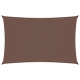 Sunshade Sail Oxford Fabric Rectangular 5x8 m Brown 135826