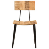 Dining Chairs 2 pcs 44x40x80 cm Solid Wood Mango 348161