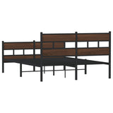 Bed Frame without Mattress with Headboard and Footboard 140x190 cm 4017169