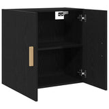 Wall Cabinet Black Oak 60 x 30 x 60 cm Engineered Wood 862799