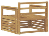 2 Piece Outdoor Sofa Set Solid Acacia Wood White 3439081