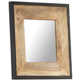 Mirror 50x50 cm Solid Mango Wood 321629