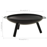 Fire Pit 70x59x28 cm Steel 313346