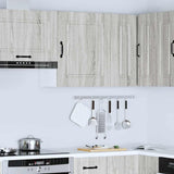 Kitchen Wall Cabinet Kalmar Grey Sonoma Engineered Wood 853569