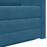 Sofa Bed Blue 124 x 204 x 61 cm Velvet 4106701