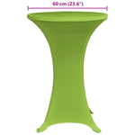 Stretch Table Cover 4 pcs 60 cm Green 279087