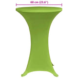 Stretch Table Cover 4 pcs 60 cm Green 279087