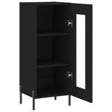 Sideboard Black 34.5x34x90 cm Engineered Wood 828805