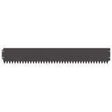 Lawn Edging 10 pcs 103 x 15 cm Steel Black 8008448