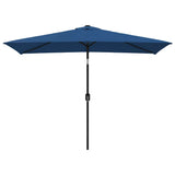 Garden Parasol Azure Polyester 300x200 cm Tiltable 47129