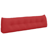 Back Pillow Red 180 x 24 x 50 cm Fabric 42014569