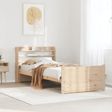 Bed Frame with Headboard without Mattress 90x200 cm 3306756