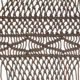 Macrame Curtain Taupe 140x240 cm Cotton 323984