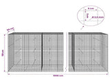 Gabion with 3.5 mm Wire and 5x5 cm Mesh 1000x50x150 cm 3462374