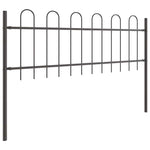 Garden Fence Grey 5.1 x 0.6 m Powder-coated steel 3334053