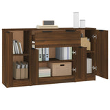 Sideboards 3 pcs Brown Oak Engineered Wood 3115835