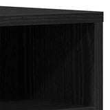 TV Cabinet Black oak 150 x 30 x 44.5 cm Engineered wood 862136